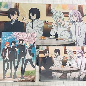 文豪ストレイドッグス　文スト　文教堂アニメガ限定　中原　ポストカード 新品☆文豪ストレイドッグス【中原中也】一番くじ☆招待状風